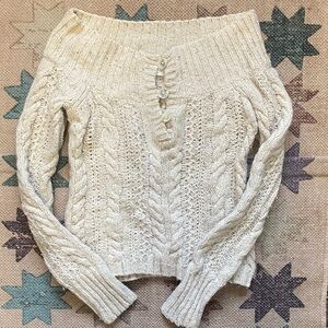 American Eagle Outfitters Off-Shoulder Sweater